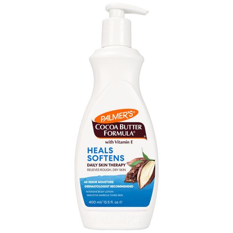 Palmer's Cocoa Butter Formula Daily Skin Therapy Cocoa Butter Body Lotion for Dry Skin, Hand & Body Moisturizer, Pump Bottle, 13.5 Oz (Pack of 1) Cocoa Butter Body Lotion, Cocoa Butter Lotion, Body Lotion For Dry Skin, Palmer's Cocoa Butter, Palmers Cocoa Butter, Cocoa Butter Formula, Extra Dry Skin, Lotion For Dry Skin, Body Smells