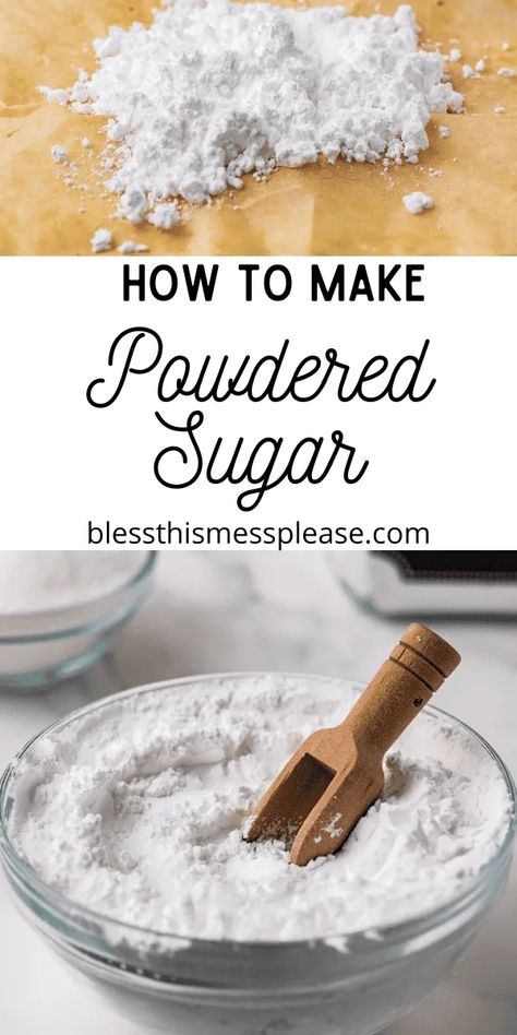 Learning how to make powdered sugar is a simple skill that allows you to control and customize the sweetness in your homemade treats. Powder Sugar Recipes, How To Make Powdered Sugar, Diy Powdered Sugar, Homemade Powdered Sugar, Powdered Sugar Recipes, Make Powdered Sugar, Powdered Sugar Cookies, Powdered Sugar Glaze, Spice Blends Recipes