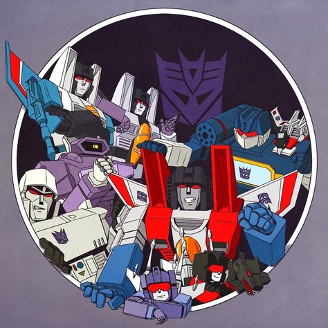 G1 Decepticon Group by Uknown Artist Transformers Poster, Transformers Generation 1, No Offense, Transformers 4, Transformers Decepticons, Transformers 3, Transformers Characters, Transformers G1, Transformers Artwork