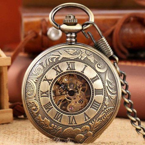 Retro Pocket Watch | Double-Open Antique Design | Intricate Carvings | Multiple Colors. https://www.mensclubuk.co.uk/products/retro-double-open-carved-hollow-manual-manipulator-pocket-watch-for-men-and-women Mechanical Pocket Watch, Antique Green, Antique Blue, Silver Style, Antique Design, Just Cavalli, Men's Backpack, Gold Style, Vintage Charms