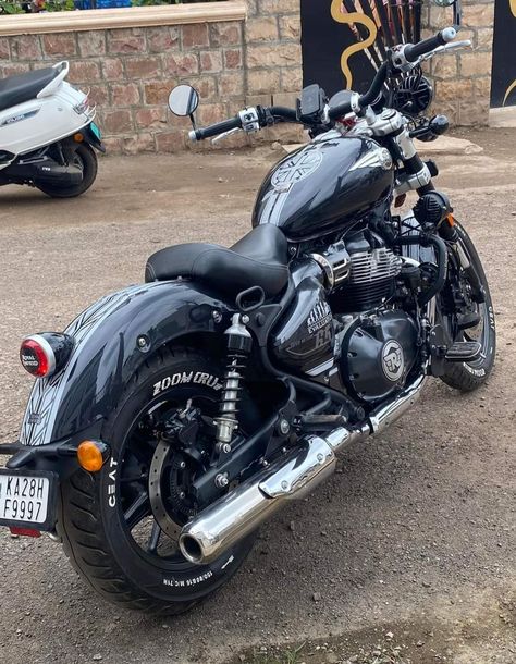 Meteor 350 Modified, Royal Enfield Bike, Pehla Pyaar, Royal Enfield Meteor 350, Royal Enfield Classic 350cc, Royal Enfield Meteor, Meteor 350, Bike Restoration, Gt 650