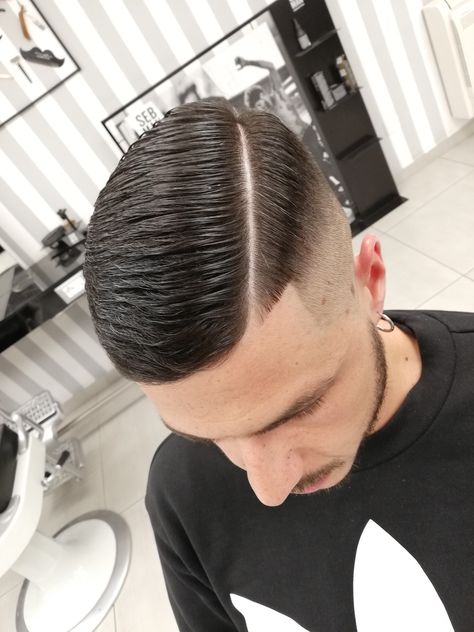 Fade Side Part Men, Side Part Undercut Men, Side Part Hairstyles Men Short, Side Haircut Men, Haircut Men Side Part, Men Side Part Haircut, Side Hair Men, Side Part Haircut Men, France Hairstyles