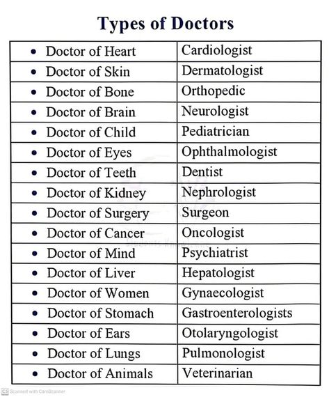 Types of Doctors. Very useful for all. 🔁❤ #dailymore24 #DAILYMORE Types Of Doctors, Learn Biology, Basic Anatomy And Physiology, Nurse Study Notes, Nursing Student Tips, Biology Facts, Medical Student Study, Study Flashcards, Doctors Note