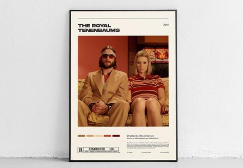 The Royal Tenenbaums / Wes Anderson / Vintage Retro Art Print | Etsy Wes Anderson Art Prints, The Royal Tenenbaums Poster, Royal Tenenbaums Poster, Posters Amazon, Royal Tenenbaums, Vintage Retro Art, The Royal Tenenbaums, Framed Poster Art, Classic Art Prints