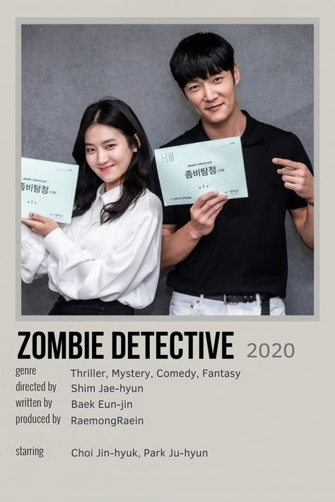 Detective Movies List, Zombie Detective Kdrama, Zombie Detective, Kdrama List, Park Ju-hyun, Detective Movies, Horror Movies List, Mystery Genre, Choi Jin Hyuk