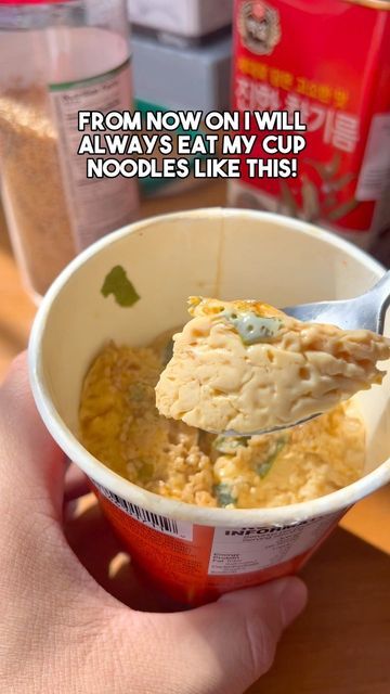 AdrianWidjy on Instagram: "This is such a MUST hack for eating cup noodles! Just 2 eegs is enough to elevate your cup noodle eating experience! Seriously! Do it! IB: @amazingsydneylife latest post! @places_in_sydney More content on my Tiktok with the same handle @adrianwidjy #sydneyeats #sydney #instareels #placesinsydney #placesinsydneythatyoumustvisit #sydneyfood #australia #sydneyfoodies #adrianeffect #ramen #cupnoodles #ramyeon #noodles #cupnoodlehack #hacks #instantnoodles #shinramyu Cup Of Noodles Hacks, Instant Noodles Hacks, Cup Of Noodles, Egg Hacks, Noodle Restaurant, Sydney Food, Cup Noodles, Instant Noodle, I Cup