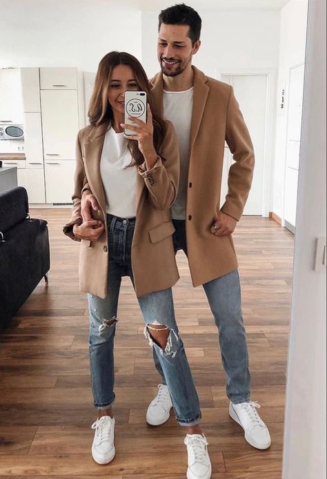 Couple Outfits Matching Casual, Outfit Pareja, Couple Outfits Matching, Couple Outfit Ideas, Couple Matching Outfits, Couples Outfits, Couple Fits, Couples Outfit, Cute Couple Outfits