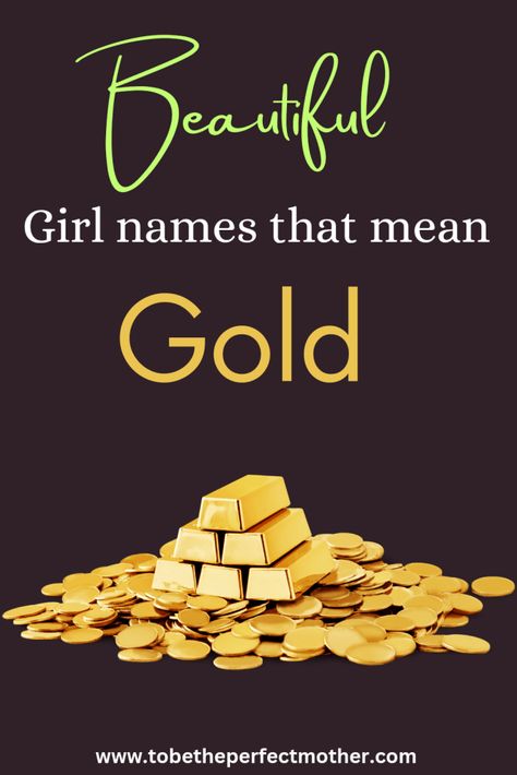 Girl names that mean gold or golden Gold Names Ideas, Goldie Name, Names That Mean Gold, English Names Girls, Latin Girl Names, Hebrew Girl Names, Indian Girl Names, Magic Names, Nicknames For Girls