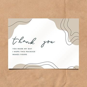 simple,abstract,thank you card,template,design,clipart,element,shape,greeting,small business,business,professional Thank You Card Examples, Salon Logo Design, Simple Flower Design, Small Business Cards, Packaging Ideas Business, Thank You Card Design, Simple Abstract, Diy Business Cards, Business Thank You Cards