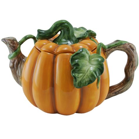 Halloween Teapot, Pumpkin Teapot, Novelty Teapots, Teapots Unique, Fine Ceramic, Teapots And Cups, Chocolate Pots, Ceramic Teapots, Hot Tea