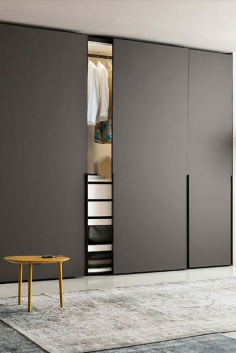 Whether it’s for your laundry area, study or bedroom, customising a great wardrobe is one of the best investments you could possibly make. Which is exactly why you need to go through our fitted wardrobe guide that talks about the different types of fitted wardrobes, tips on purchasing the perfect fitted wardrobe, and so much more. #wardrobe #wardrobedesign #luxurywardrobe #fittedwardrobes #walkinwardrobe #luxuryinteriordesign #fittedwardrobes #fittedwardrobe #italianwardrobes #wardrobe Wardrobe Design Bedroom Modern Luxury, Wardrobe Design Bedroom Sliding, Wardrobe Design Bedroom Modern, Bedroom Modern Luxury, Wardrobe Aesthetic, Wardrobe Design Modern, Black Bedroom Design, Wardrobe Door Designs, Sliding Wardrobe Doors