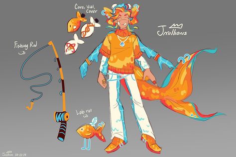 Goldfish myo on toyhouse 😋 #myo #characterdesign #character #design #art #myart #clipstudiopaint #goldfish #fish Character Design Art, Clip Studio Paint, Goldfish, Design Art, Character Design, Fish, Art, Design