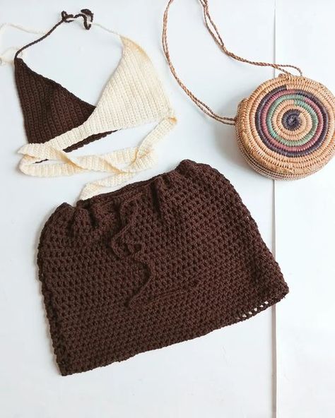 Brown, beach cover, nude cover up, beach wear . Swim wear Crochet For Beach Wear, Beach Wear Crochet, Vacation Crochet, Brown Beach, Crochet Beach Wear, Crochet Lingerie, Crochet Outfits, Lighting Diy, Cover Up Beach