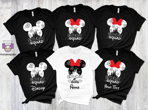 Disney Cruise Family, Birthday Family Shirts, Disney Birthday Shirt, Birthday Squad Shirts, Group Matching, Trending On Pinterest, Family Shirts Matching, Disney Birthday, Squad Shirt