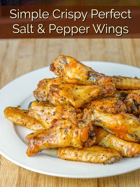 Salt And Pepper Wings, Restaurant Appetizers, Wing Recipe, Drumstick Recipes, Appetizer Bites, Chicken Wing, Dinner Appetizers, Chicken Stuffed Peppers, Meal Suggestions