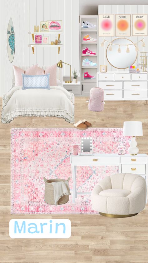 Love Shack Fancy Bedroom, Preppy Bedroom Ideas, Preppy Rooms, Preppy Teen, Preppy Dorm Room, Preppy Bedroom Decor, Beachy Room Decor, Fancy Bedroom, Room Wishlist