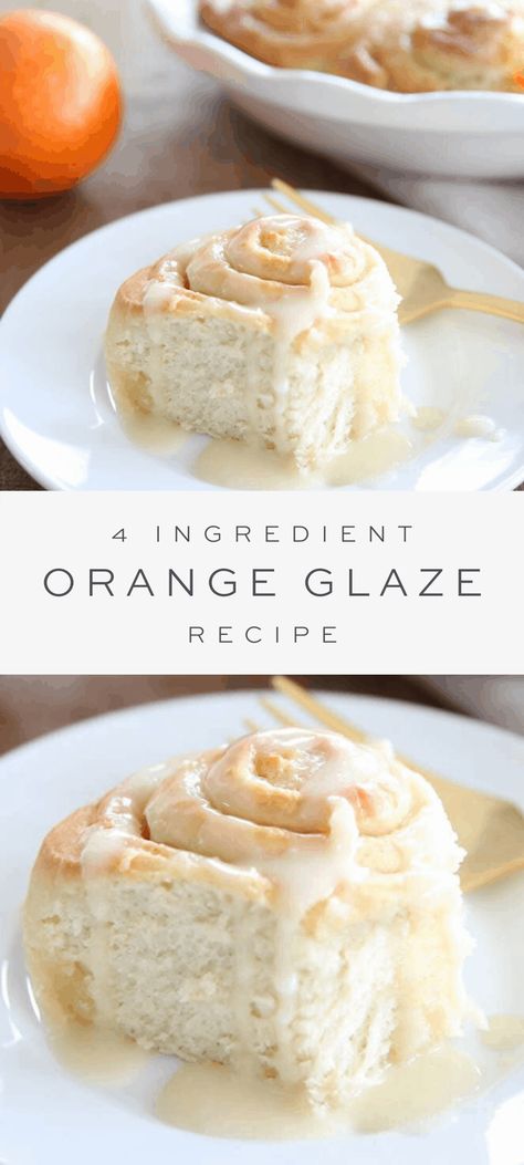 This orange glaze recipe is so easy and straight forward to make with just four simple ingredients. It’s perfect for topping breakfast rolls and cakes and it is amazingly tangy and sweet. Cake Rolls, Julie Blanner, Breakfast Rolls, Orange Glaze, Sweet Recipes Desserts, Sweet Rolls, Dessert Dips, Bread Recipes Sweet, Glaze Recipe