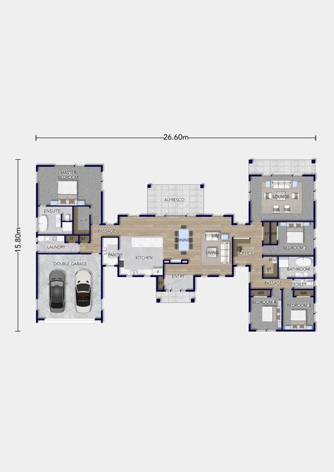 House Plans NZ - Manaia - Platinum Homes L Shaped House Plans, House Plans Australia, L Shaped House, Modern House Floor Plans, Shipping Container House Plans, Barn Style House Plans, Building Plans House, Building House Plans Designs, Architectural Floor Plans