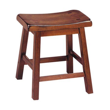 Acme Gaucho 18 inch Stool, Walnut (Set of 2), Brown Small Dining Space, Saddle Bar Stools, Transitional Bar Stools, Walnut Stools, Wood Counter Stools, Saddle Stools, Saddle Seat, Dining Furniture Sets, Mesa Exterior