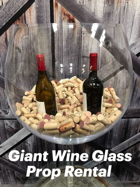 Giant Wine Glass Prop Rental from Let's Party Salinas. Available for rent in the San Francisco Bay area. #partyrentals #eventrentals #partyplanning #eventplanning #props #wineprops #wine #wineparty #winery #winetasting Huge Wine Glass, Giant Wine Glass, Carnival Food, Prop Rental, Wine Parties, Event Rentals, Party Rentals, San Francisco Bay, Wine Bar