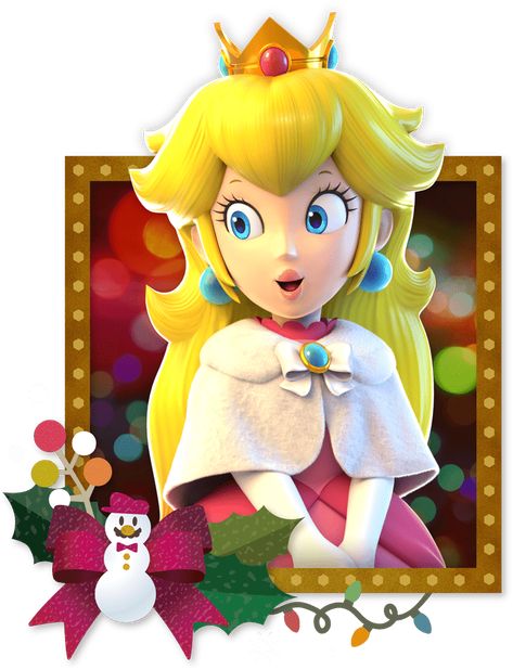 The Princess, Instagram Account, Princess Peach, Nintendo, Mario, Christmas, Instagram