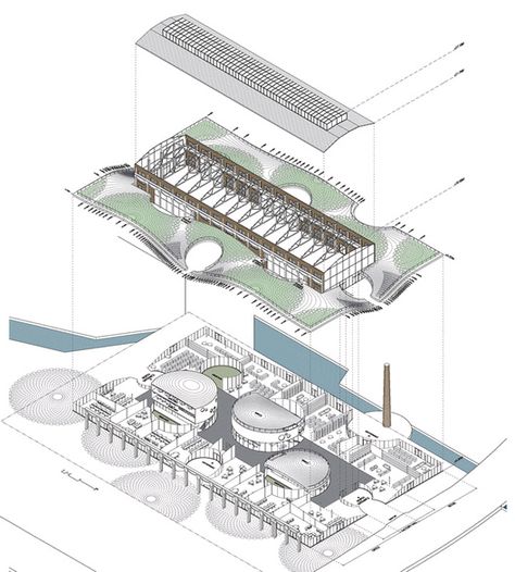 Factory Architecture Industrial Facade, Industrial Factory Architecture, Factory Architecture Design, Serie Architects, Factory Plan, Industry Architecture, Conceptual Model Architecture, Factory Architecture, Renovation Architecture