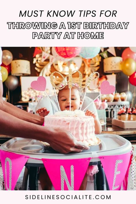 Sweets Themed Party, Diy 1st Birthday Decorations, Budget Birthday Party, Birthday Party Checklist, Baby Birthday Party Decorations, Budget Birthday, Backyard Birthday Parties, 1st Birthday Party For Girls, Hosting Occasions