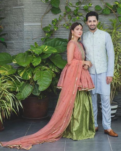 Ayeza And Danish, Ayeza Khan And Danish Taimoor, Pakistan Actors, Ayeza Khan Dresses, Danish Taimoor, Asian Wedding Dress Pakistani, Aiza Khan, Nomi Ansari, Eid Photos