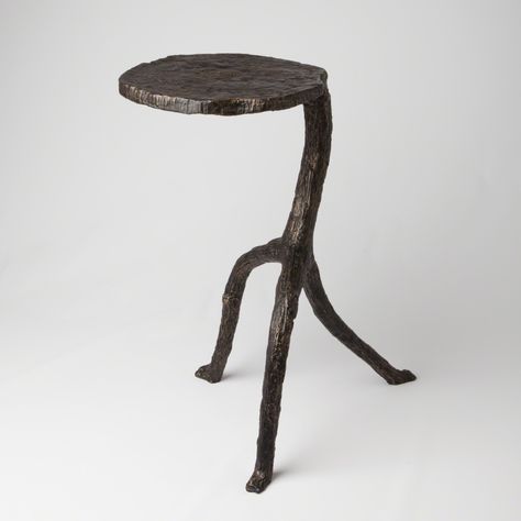 Walking Sticks Table-Natural Iron Accent Coffee Table, Small Accent Tables, Metal Accent Table, Wooden Walking Sticks, Iron Accents, Wood Grain Texture, Global Views, Walking Sticks, Metal Furniture