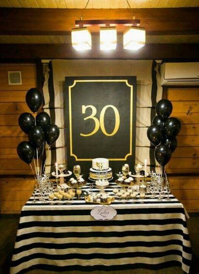 Best 30th Birthday Surprise Ideas: Anyway, the 30th birthday is a special anniversary, and of course, this must be celebrated and celebrated. #ideasfor30birthday #birthdayforhusbandideas #30thbirthdayideasforhim #surprise30thbirthdaypartyideasforher #surprise30thbirthdaypartyideasforhim #creative30thbirthdayideas#whattodoonyour30thbirthdaywoman #ideasforbirthday Birthday Party Decorations For Men, 30th Birthday Party Ideas, 30th Ideas, Party Ideas For Girls, Surprise 30th Birthday, 30th Birthday Men, 30th Birthday Party Decorations, Birthday Party Decorations For Adults, Birthday Decorations For Men