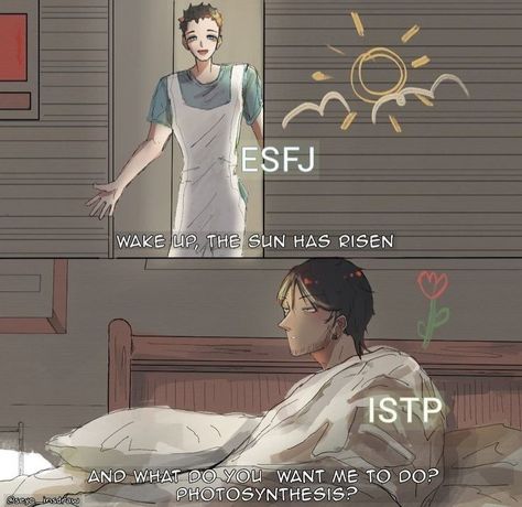 MBTI ships - Credit: @seyo_insdraw 16personalities Fanart, Esfj Istp, Mbti Ships, Mbti Charts, Istp Personality, Intp T, Infj Mbti, Mbti Relationships, Life Comics