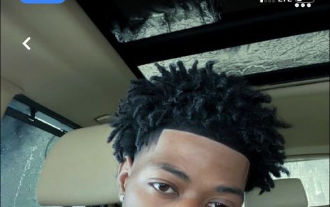 Taper Freeform, High Taper Black Men, Short Freeform Dreads, Freeform Dreads Taper, Freeform Afro, Afro Hair Fade, Haircut Reference, Cornrows Natural, Freeform Dreads