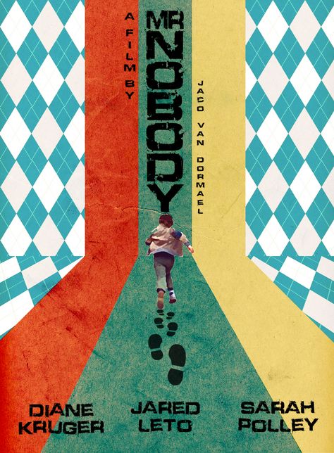 Mr Nobody by Jaco Van Dormael starring Jared Leto and Diane Kruger Mr Nobody Poster, Nobody Poster, Time Travel Movies, Mv Poster, Math Movies, Dancing Pictures, Dark Cover, Colorful Movie, Mr Nobody