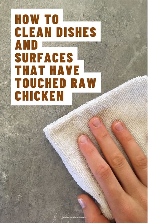 How to Clean Dishes and Surfaces that Have Touched Raw Chicken Clean Dishes Slow Damage, How To Clean Chicken Before Cooking, Chicken Coop Easy To Clean, Easy Clean Up Chicken Coop, How To Keep Chicken Water Clean, Raw Chicken, Cleaning Dishes, Simple Way, How To Find Out