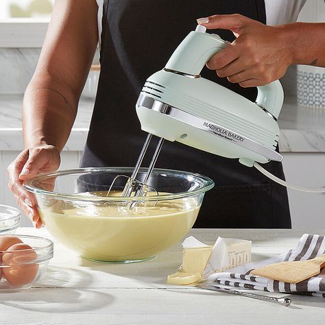 Mixing it up: Why a DC-motor mixer might be right for you Homemade Snow Cones, Strawberry Cheesecake Ice Cream, Hand Mixers, Magnolia Bakery, Electric Hand Mixer, Homemade Tzatziki, Stainless Steel Measuring Cups, Magnolias Bakery, Beach Kitchens