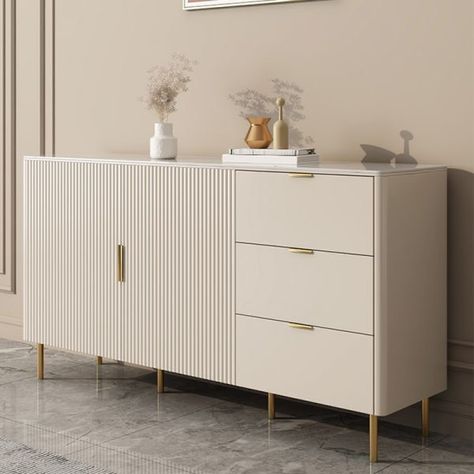 Living Room Buffet, Design Ložnic, Sideboard Modern, Stylish Sideboards, Dining Room Console, Credenza Design, Interior Design Per La Casa, Console Table Design, Sideboards Living Room