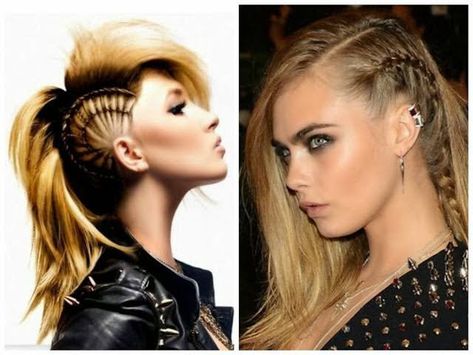 Glam Rock Hairstyles, Rock Hairstyle, Rock Hairstyles, Glam Rock, Aesthetic Design, Bobby Pins, Ear Cuff, Dreadlocks, Hair Accessories