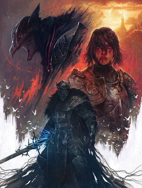 Lightreaper, Pieta, and Vanguard Poster Art - Lords of the Fallen Art Gallery Fantasy Knight, Blood Candles, Lords Of The Fallen, Lucky Art, Fallen Kingdom, Bloodborne Art, Fantasy Heroes, Dark Souls Art, Falling Kingdoms