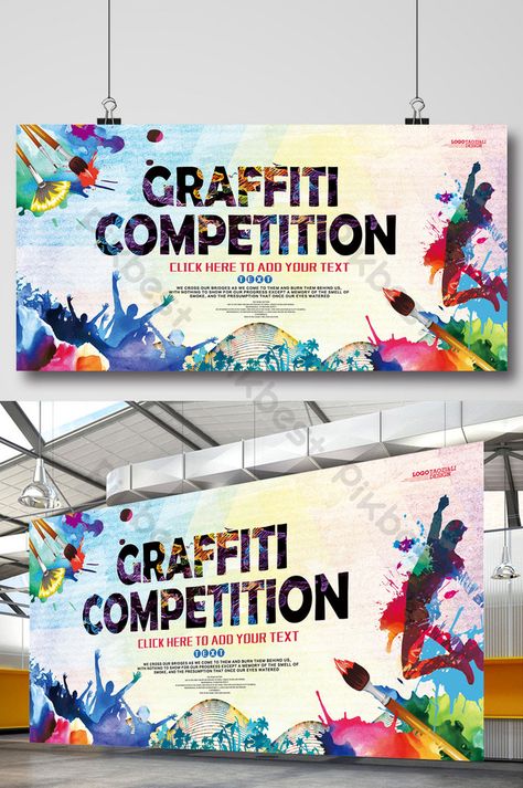 Graffiti Competition Art Poster Display Board#pikbest#Templates#Poster#Promotion Graffiti Art Wall, Poster Design Competition, Doodle Graffiti, Competition Poster, Poster Promotion, Contest Poster, Art Competition Ideas, College Poster, Poster Competition