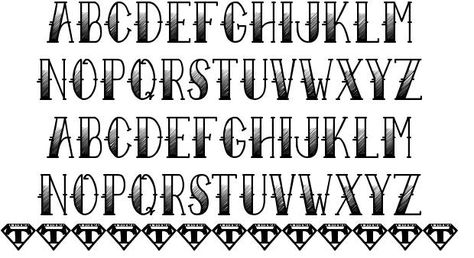 Descargue la fuente Sailor Larry gratis. Tattoo Fonts Traditional, Sailor Jerry Font, Sailor Font, Nautical Fonts, Tattoo Alphabet, Tattoo Font Styles, Graffiti Alphabet Styles, Typography Tattoo, Super Tattoo