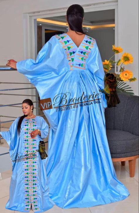 Boubou Styles For Women, Bubu Gown Styles, African Fabric Dress, Long African Dresses, African Print Dress Ankara, African Dresses For Kids, African Fashion Skirts, African Dresses Modern, Afrikaanse Mode