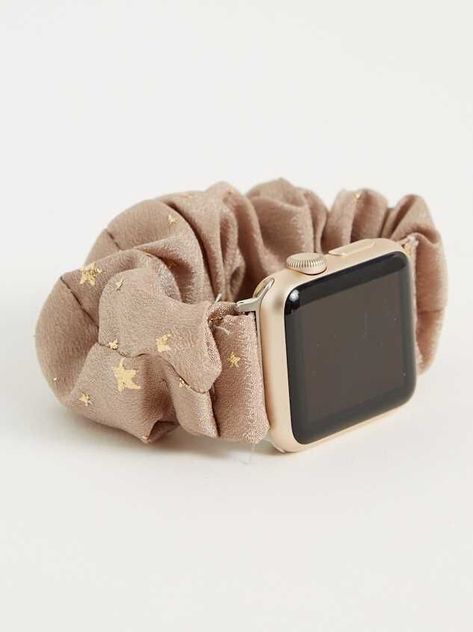 Scrunchie Watch Band, Scrunchie Watch, Aesthetic Watch, Apple Watch Accessories Bands, Movado Womens Watch, Cute Apple Watch Bands, Cartier Watches Women, Watches Women Simple, Dekorasi Halloween