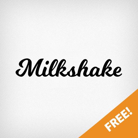 Milkshake is a thick, substantial script designed to become a favorite treat. Laura set out to “create a design that would be friendly, readable, and versatile. Thick Script Font, Thick Cursive Font, Milkshake Font, Beautiful Serif Fonts, Free Cursive Fonts, Free Fonts For Cricut, Free Calligraphy Fonts, Identity Project, Inside Doors