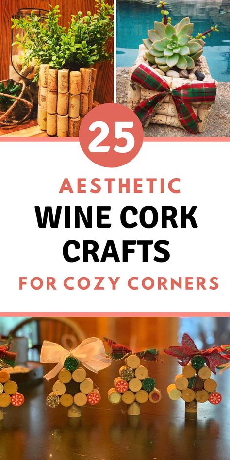 Wine cork crafts are unique and quite a millennial trend. It takes almost minimal effort but it looks posh and chic when included in the house decoration. So, here are some aesthetic wine cork crafts for wedding, decoration, Christmas, kids, wreath, wall art. Click here doe more unique wine cork crafts, DIY wine cork crafts, wine cork crafts for wedding, wine cork crafts for decoration, wine cork crafts for kids. Crafts With Corks, Cork Candle Holder, Diy Taper Candle Holders, Wine Cork Birdhouse, Cork Planters, Wine Cork Jewelry, Wine Cork Crafts Christmas, Cork Christmas Trees, Cork Crafts Christmas