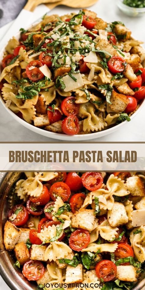 Balsamic Vinegar Pasta Salad, Pasta Salad With Red Wine Vinegar, Bruchetta Pasta Salad Recipe, Balsamic Vinegarette Pasta Salad Recipe, Bruschetta Pasta Salad Recipes, Pasta Salad Balsamic Vinaigrette, Balsamic Vinegar Pasta, Balsamic Pasta Salad, Bruschetta Salad