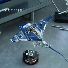 Enhance your home or office decor with the Stodeer Innovative Metal Model. This advanced 3D metal puzzle kit blends an ocean and steampunk-inspired design, perfect for model enthusiasts and nautical art lovers. Crafted from high-quality metal, this futuristic manta ray artwork offers aesthetic appeal and a challenging build experience. The detailed components and intricate assembly process make it an engaging project for hobbyists.

Click the photo to learn more 😀 Futuristic Artwork, Artwork For Office, Recycle Sculpture, Arbors Trellis, Metal Raised Garden Beds, Metal Puzzles, Manta Rays, Flying Fish, Cool Floor Lamps