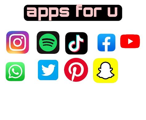 Apps ( Instagram, Spotify, tiktok, Facebook, YouTube, WhatsApp,Twitter, Pinterest, Snapchat!!::: Online Safety Poster, Safety Poster Ideas, Apps Instagram, Snapchat Logo, Free Fire Hip Hop Bundle, Free Fire Hip Hop Bundle Photo, Safety Poster, Twitter Logo, Twitter App