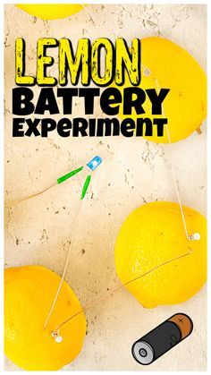 Lemon Electricity Science Project, Electric Science Project, Battery Science Experiment For Kids, Lemon Science Experiment, Chemical Energy Experiments For Kids, Lemon Experiment For Kids, Lemon Battery Science Project, Electric Circuit Projects Kids, Electricity Activities For Kids