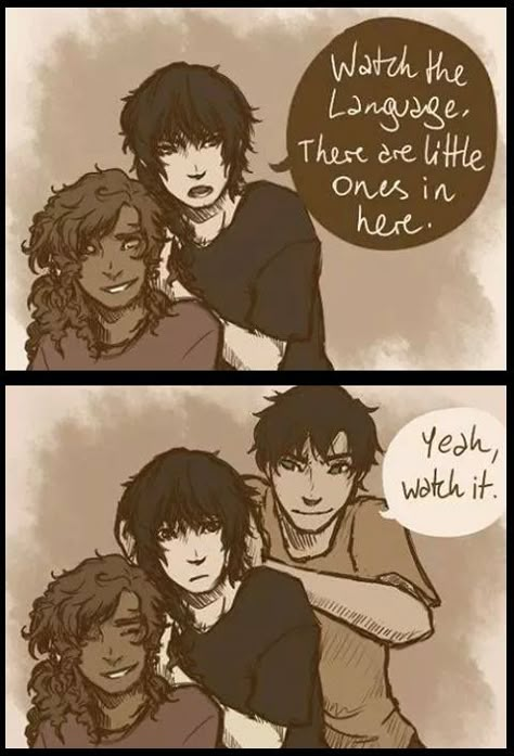 Percy And Nico, Percy Jackson Comics, Zio Rick, Percy Jackson Ships, Rick Riordan Series, Percy Jackson Head Canon, Will Solace, Percy Jackson Universe, Percy Jackson Fan Art