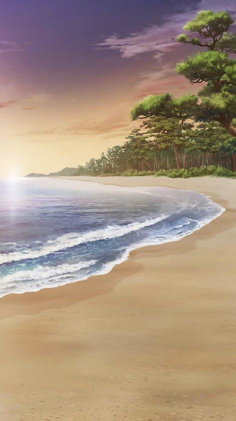 Anime Beach Background, Ocean Edit, Book Cover Art Ideas, Book Cover Background, Wattpad Background, Episode Interactive Backgrounds, Anime Places, Episode Backgrounds, Scenery Background